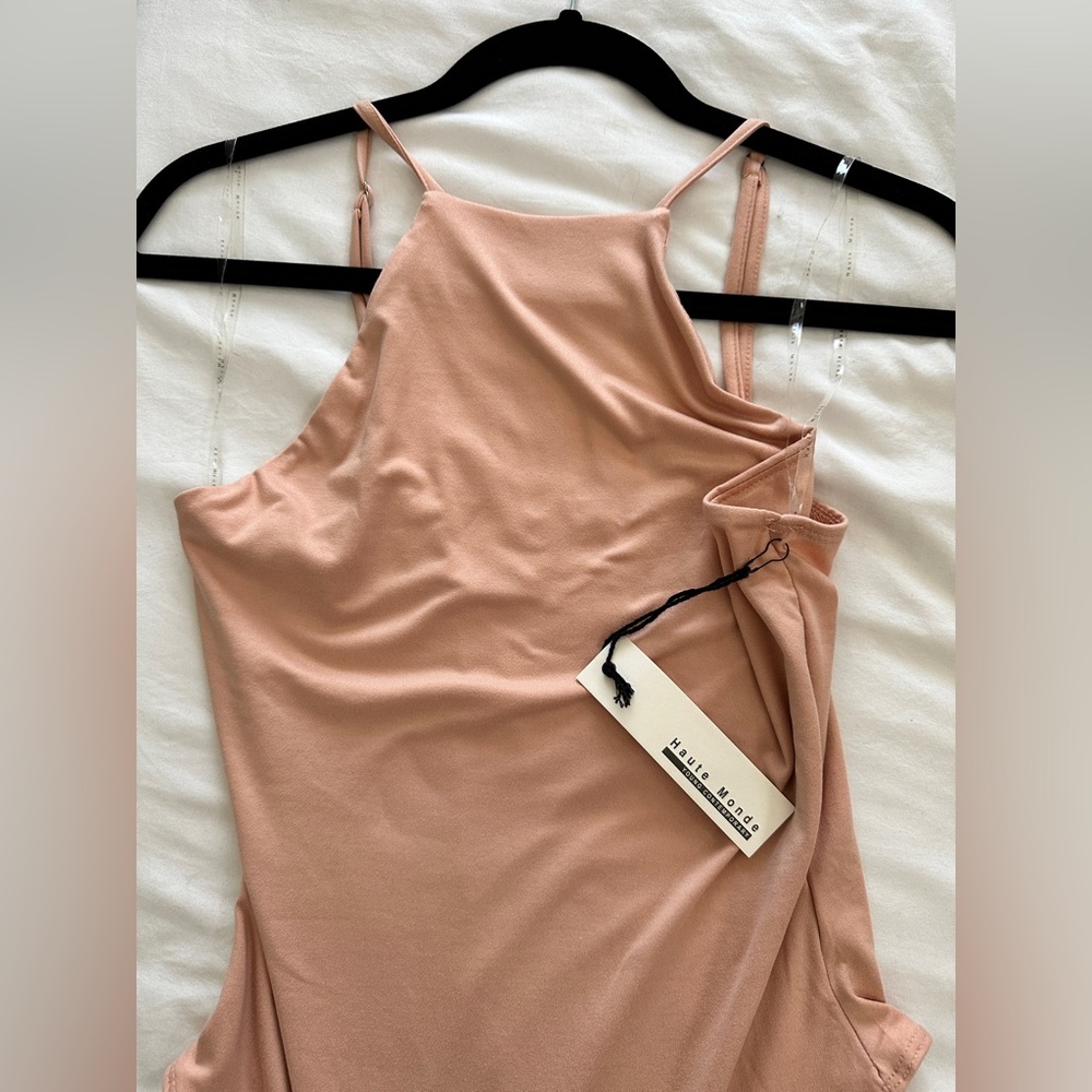 Haute Monde Peach Bodysuit S
